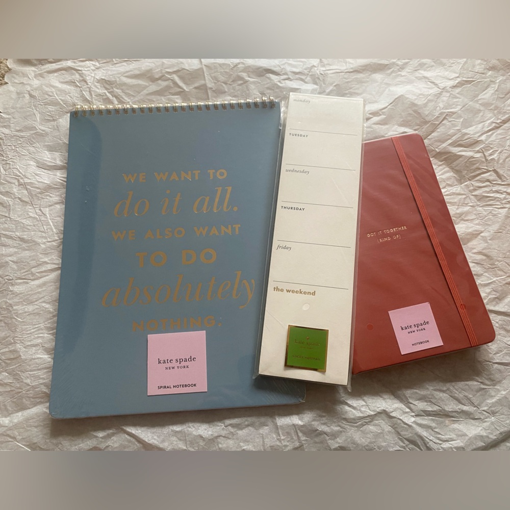 NWT Kate Spade Notebook/Paper Bundle